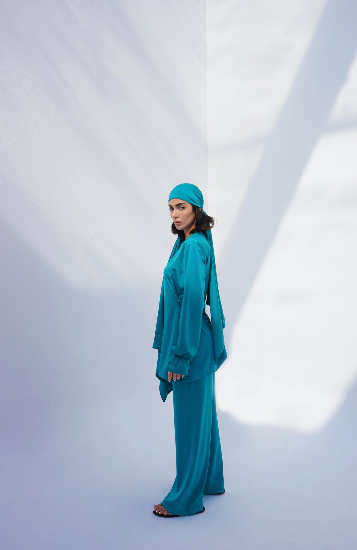 The Tie Burkini Azure