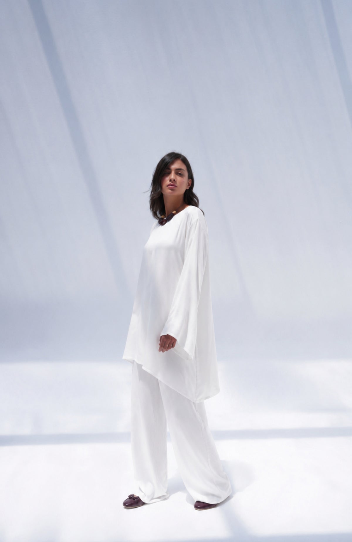 Signature Top | Premium Cupro Ivory