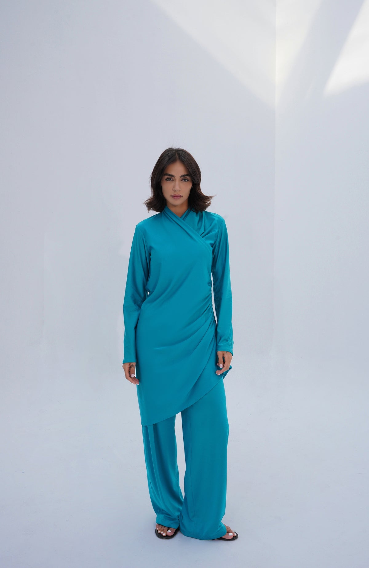 Drape Burkini Azure