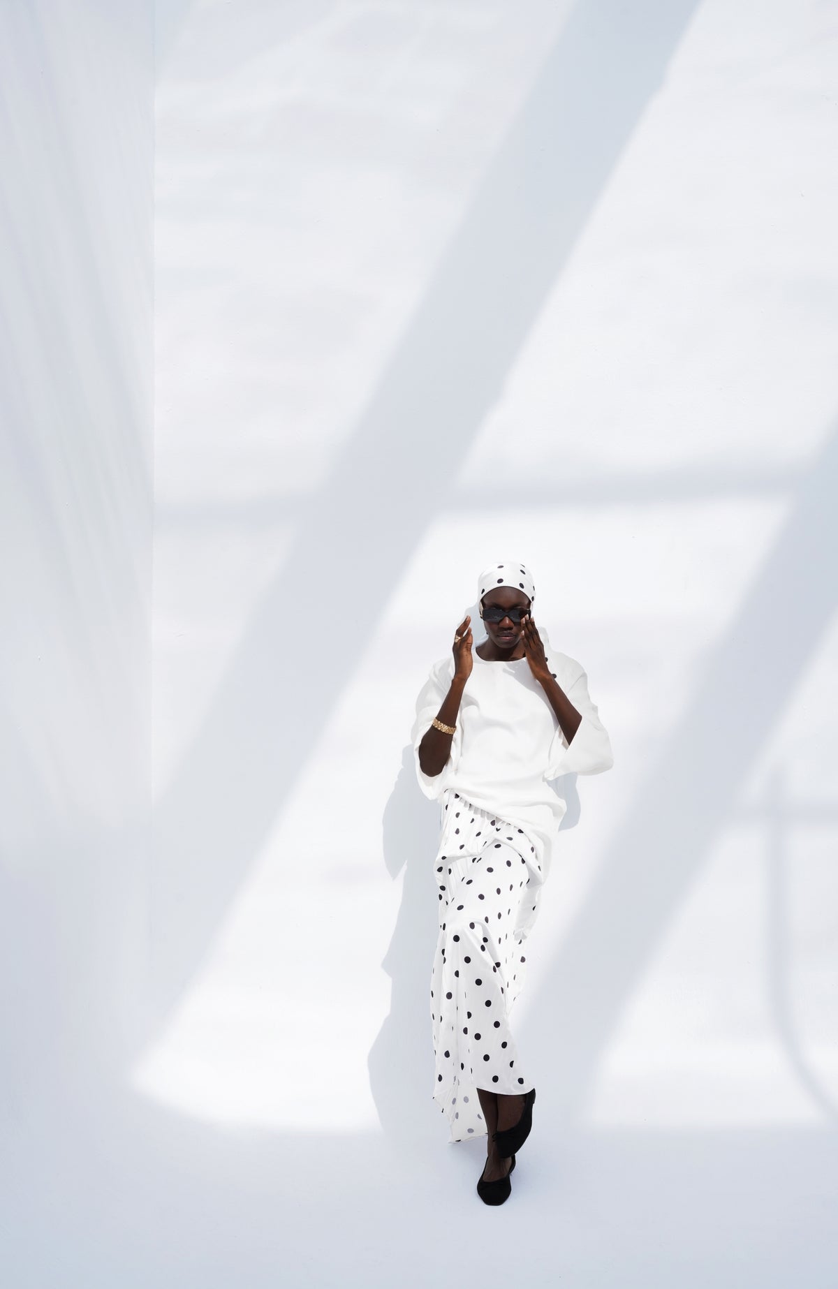 Polka Dot Skirt Daylight