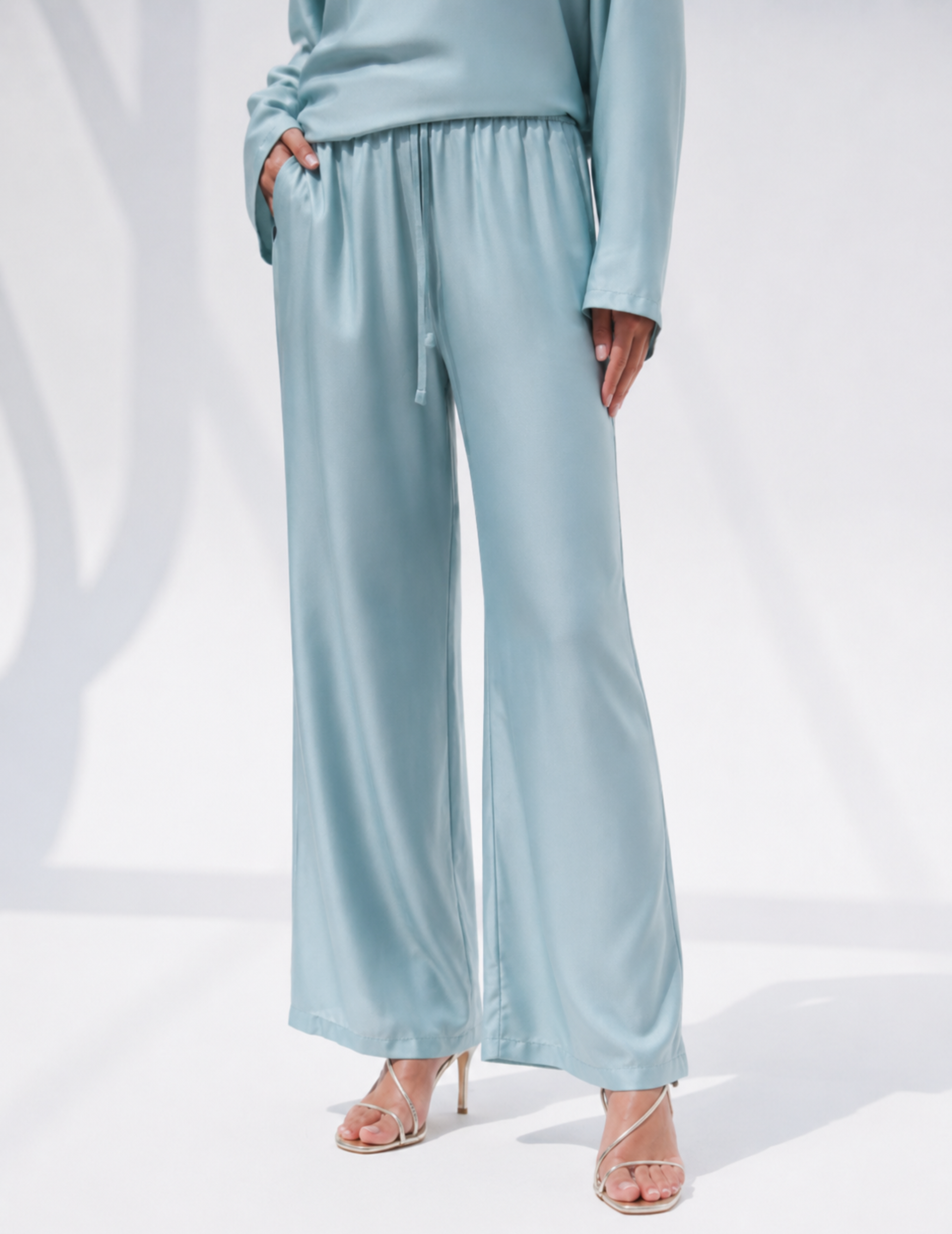 The Flow Liquid | Satin Pants