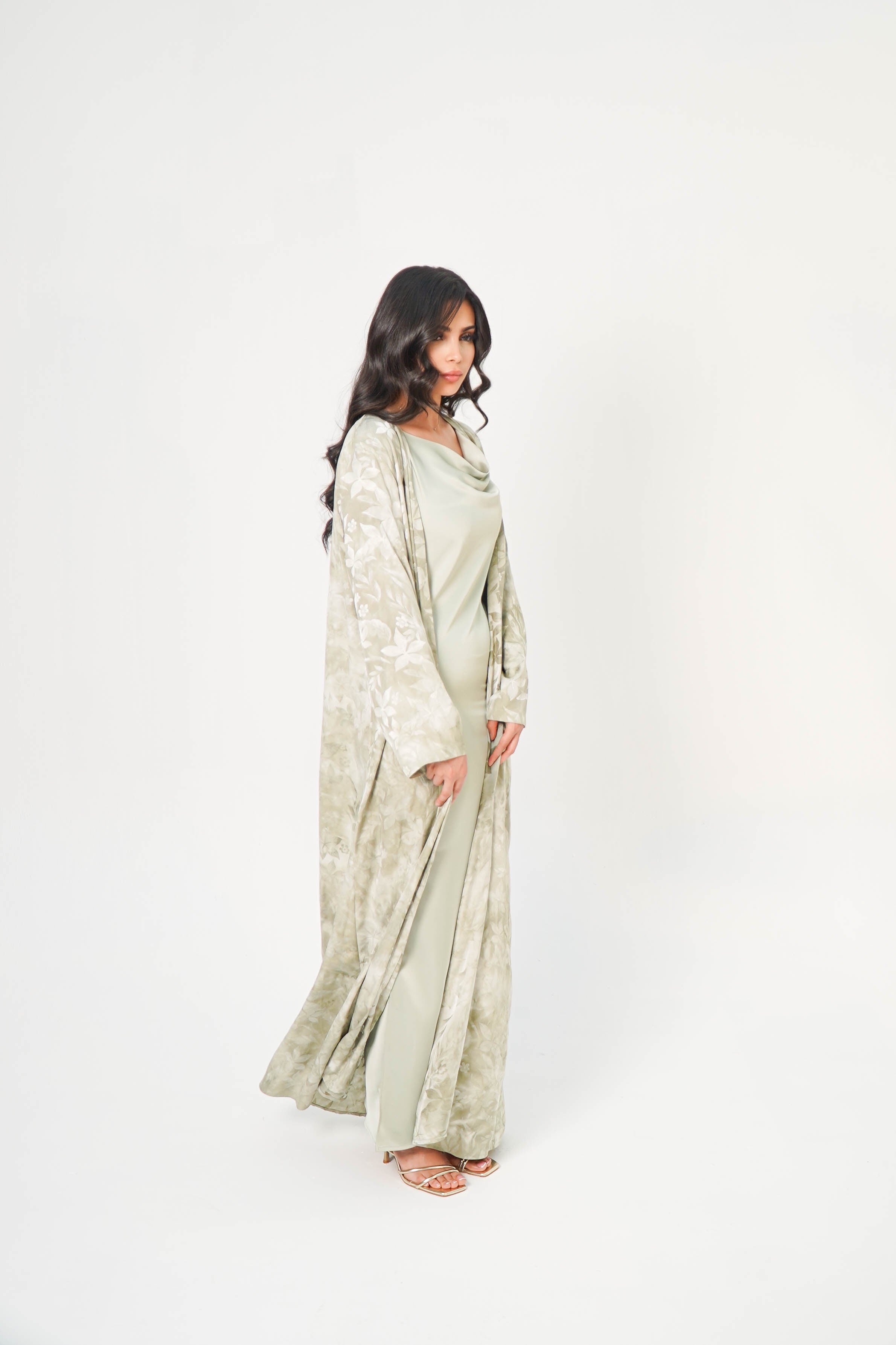 Jannah | Floral Abaya Set