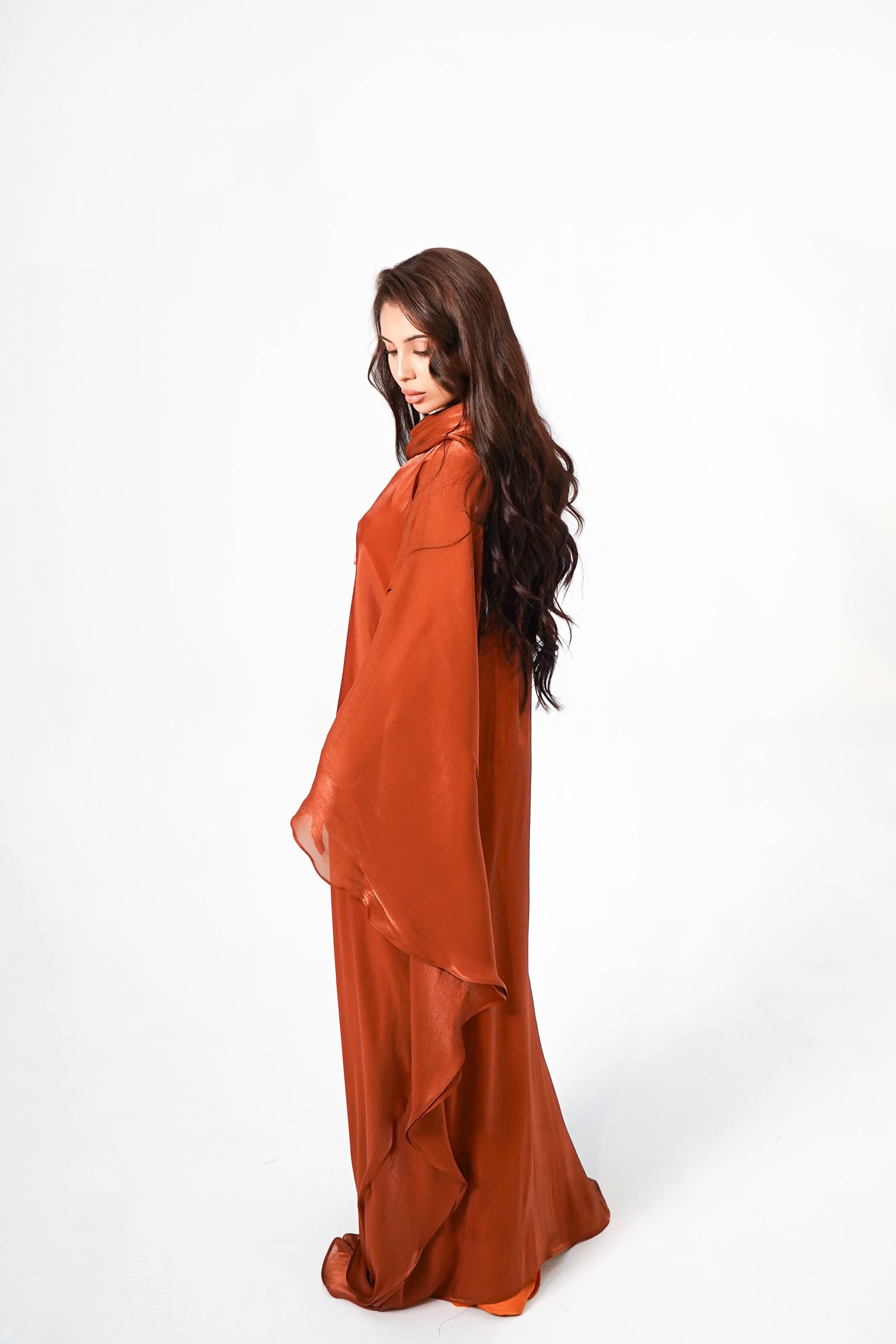 Shams | Terracotta Iftar Dress - View 3